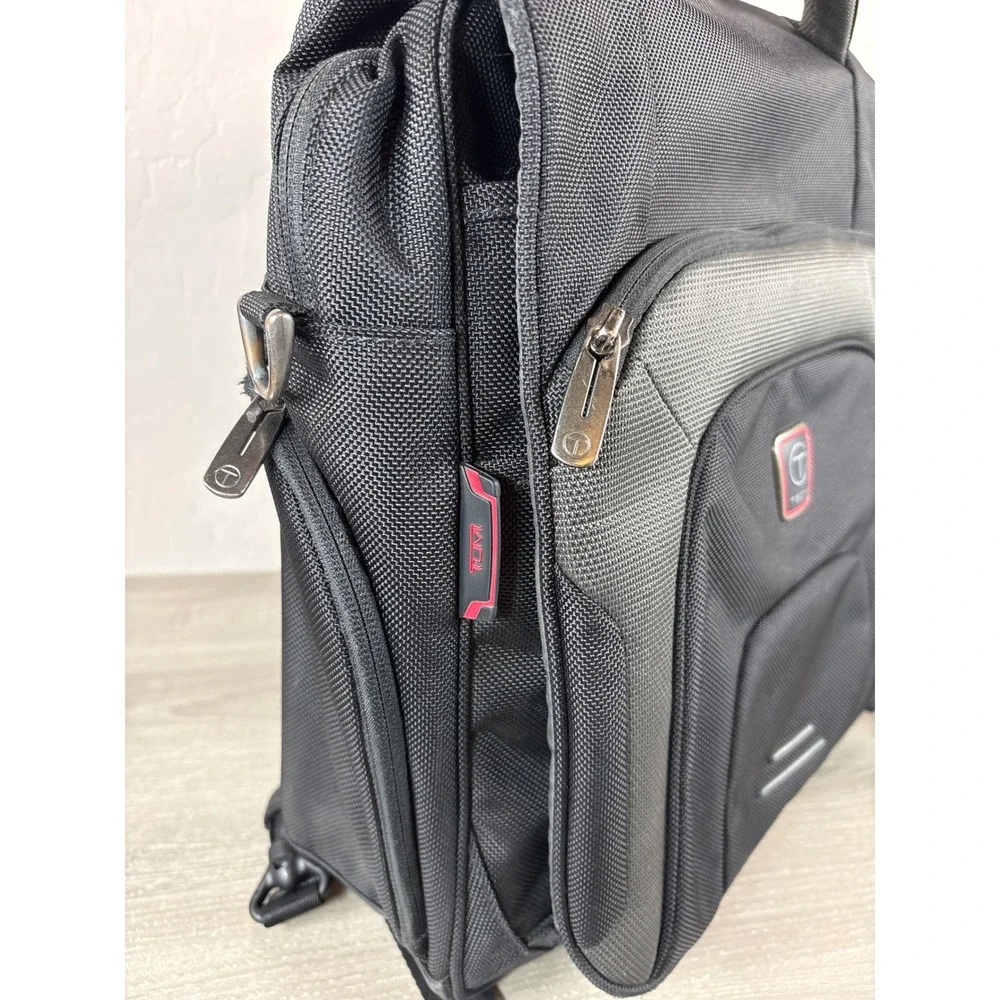 Tumi T-Tech Essential Gear Convertible Backpack Laptop Messenger Bag 67189D